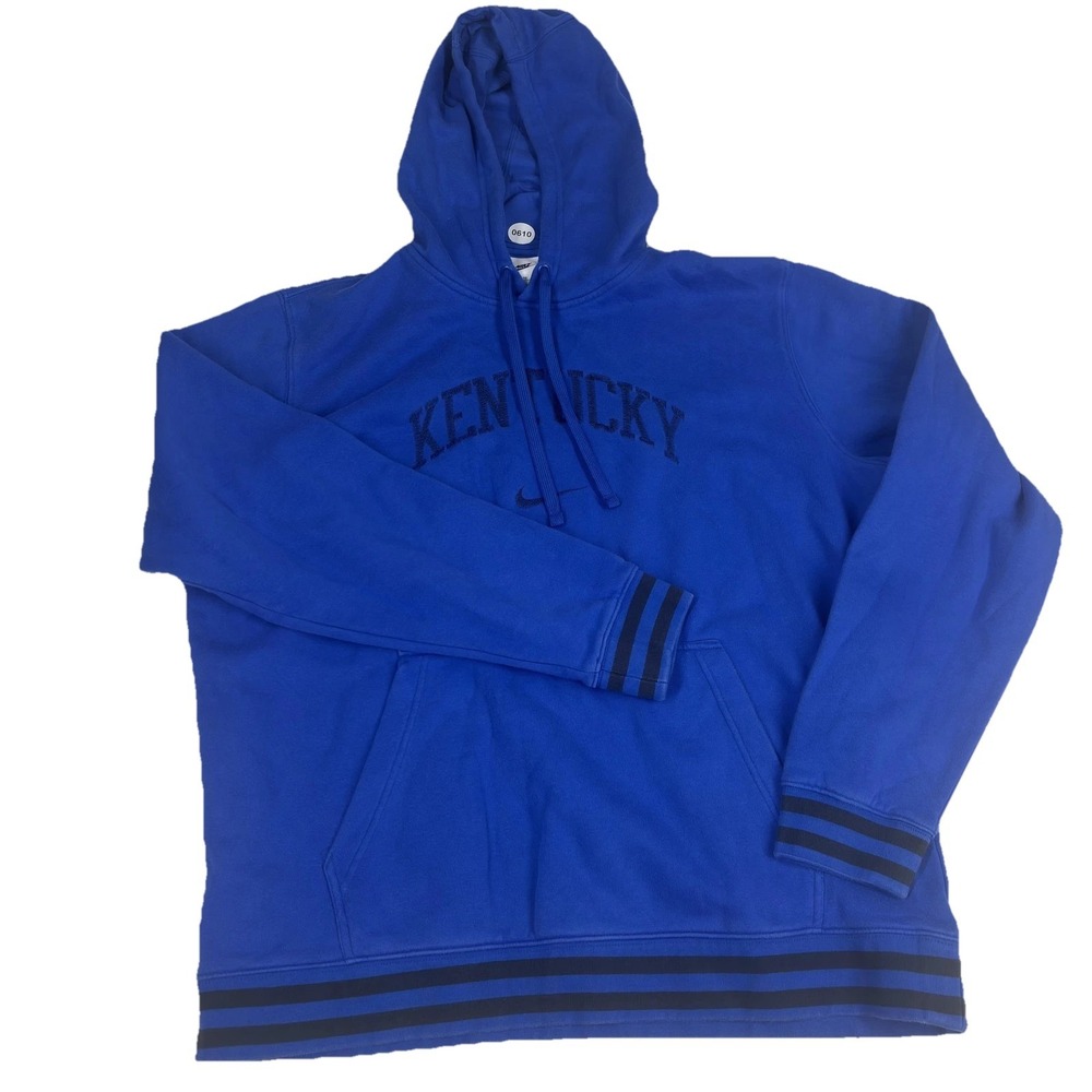 Kentucky Wildcats‎ Hoodie Mens Blue NCAA Basketball Nike Sweatshirt College